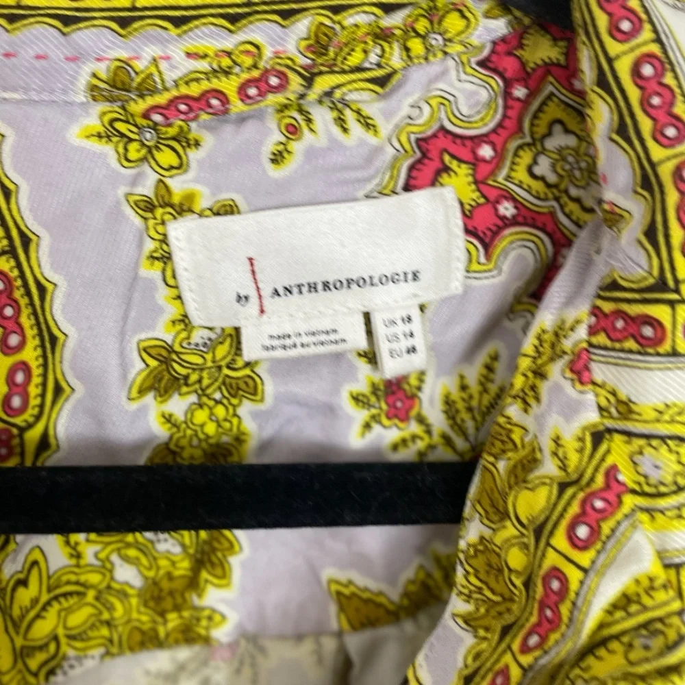 ⭐️Echarpe Button Down Chic Girly Hipster Hippie Paisley Boho Bohemian Classy Top - Picture 2 of 9